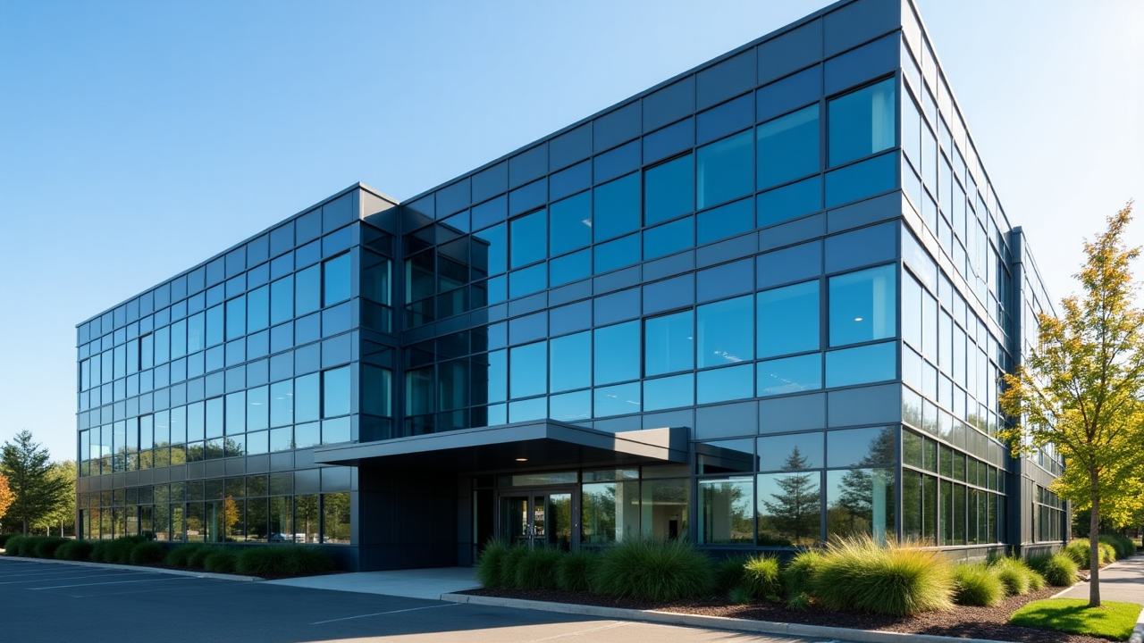 Modern office building