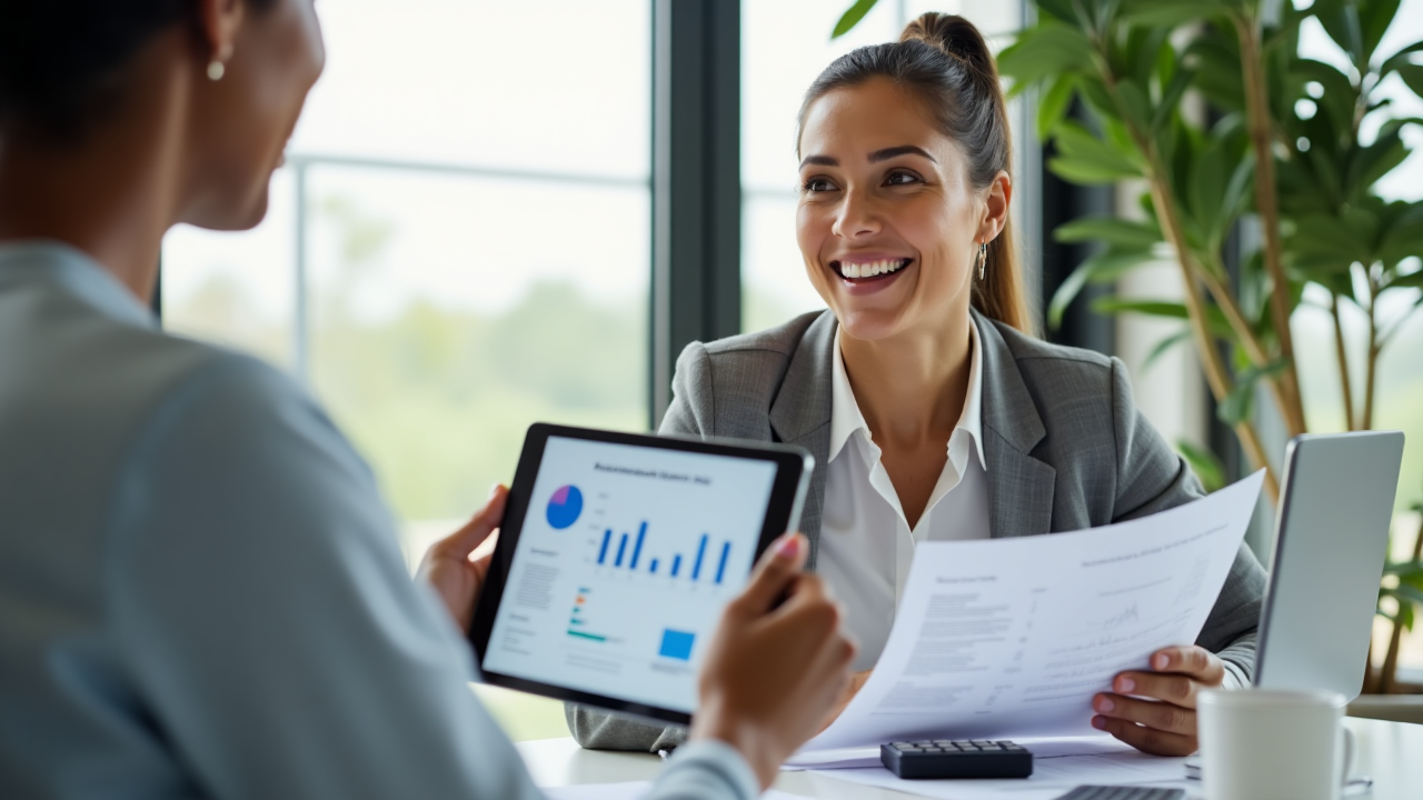 Person reviewing retirement portfolio