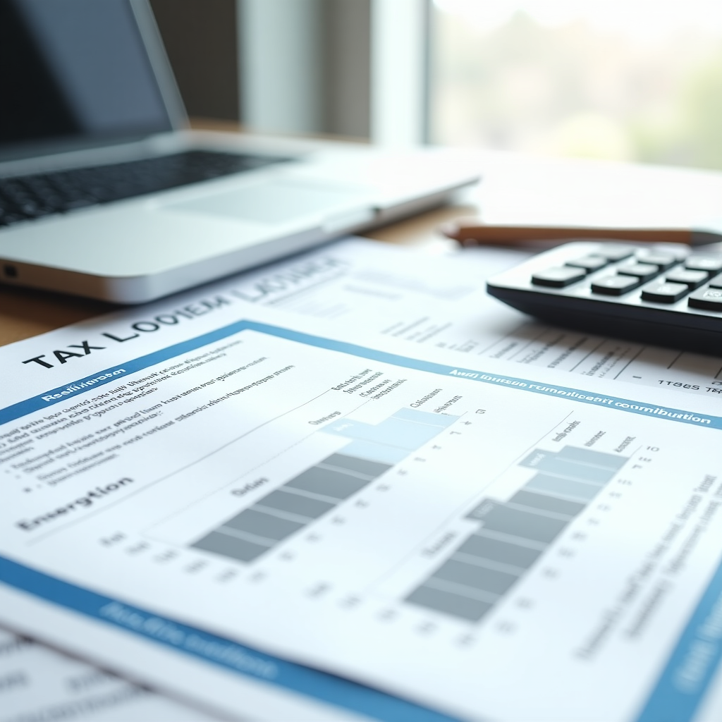 Tax planning concept illustration